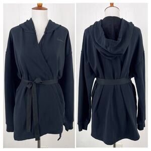 Nike Dri-Fit Wrap Training Hoodie Athleisure Lounge 889204-010 Size Small Black